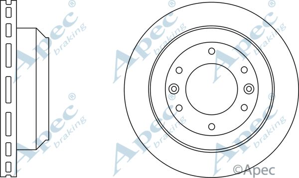 APEC BRAKING Jarrulevy DSK2787